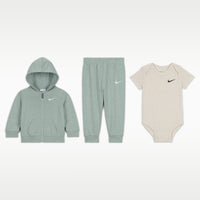 Set hanorac, pantaloni sport și body Nike 3 Piece Bodysuit