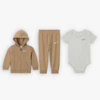 Set 3 piese Nike nkn 3Pc Bodysuit Set  0 - 24 Luni