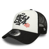 Sapca New Era Youth Graffiti Trucker Newera Blkwhi 6-12 ani