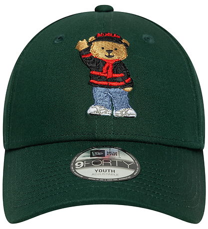 Sapca New Era Ac Milan Youth Bear Dark Green 9Forty Adjustable 4 - 12 Ani