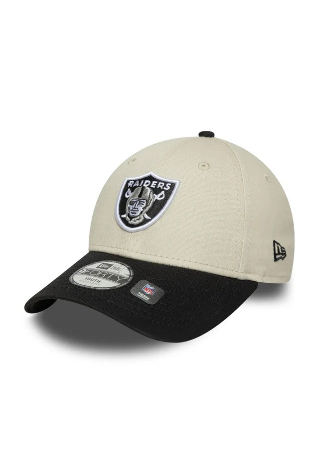 Sapca New Era Las Vegas Raiders Youth Nfl Colour Block 9Forty 4 - 12 Ani