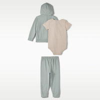 Set hanorac, pantaloni sport și body Nike 3 Piece Bodysuit