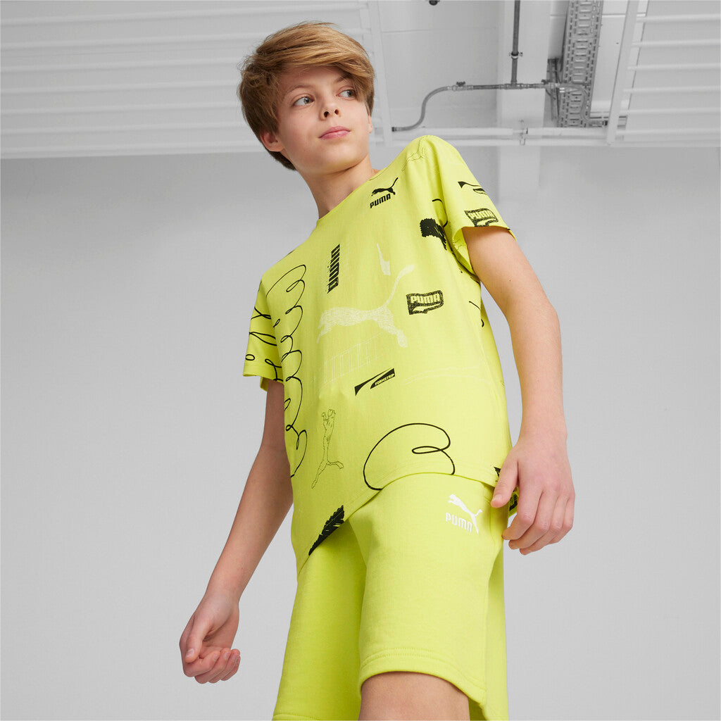 Image of Tricou Puma Classics Brand Love 8-16 ani