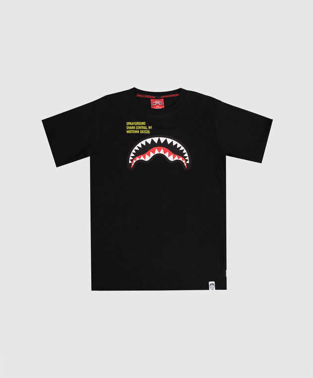 Tricou Sprayground Shark Basic Reg Blk 8 - 16 Ani