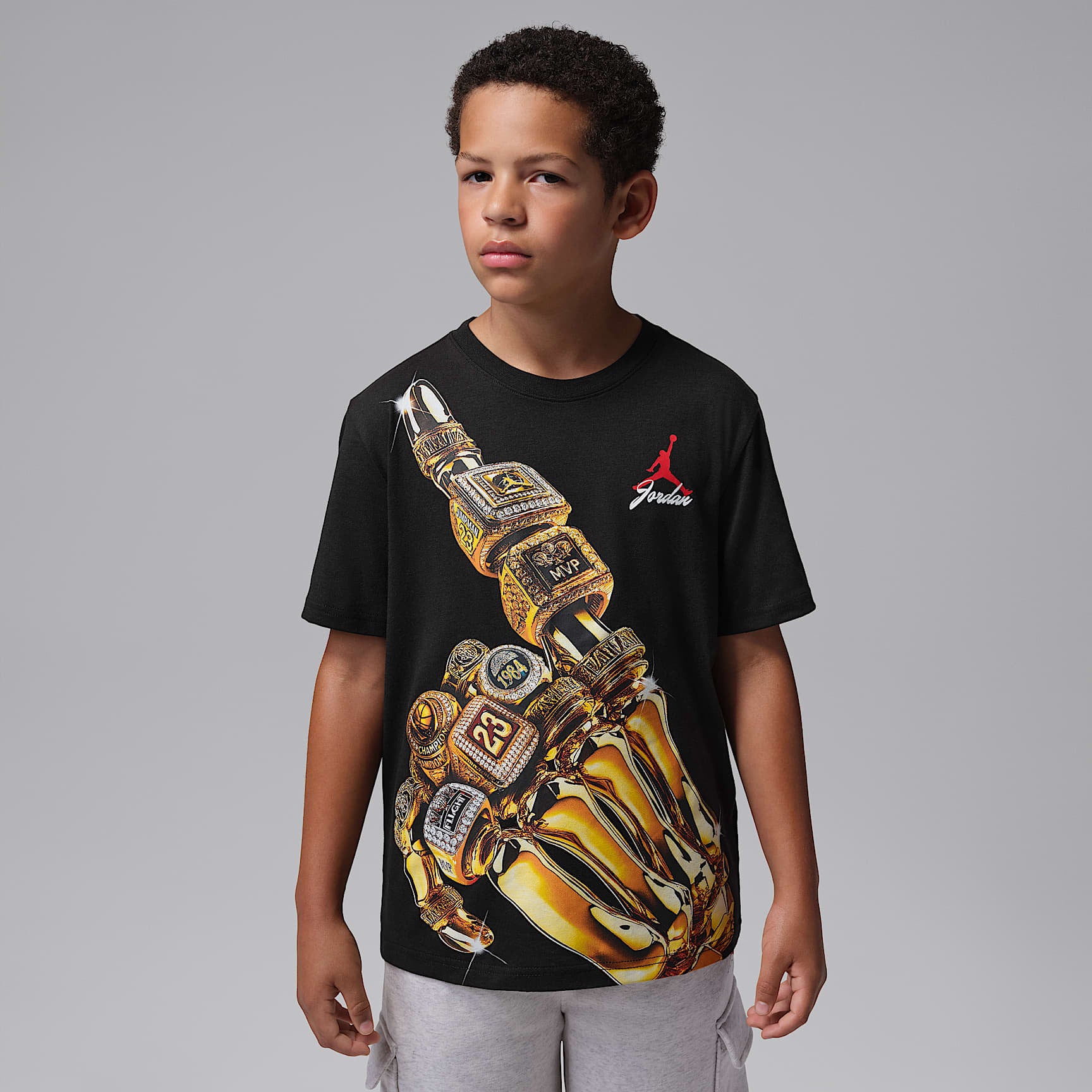 Tricou Jordan 23K Michael Jordan Skeleton Rings