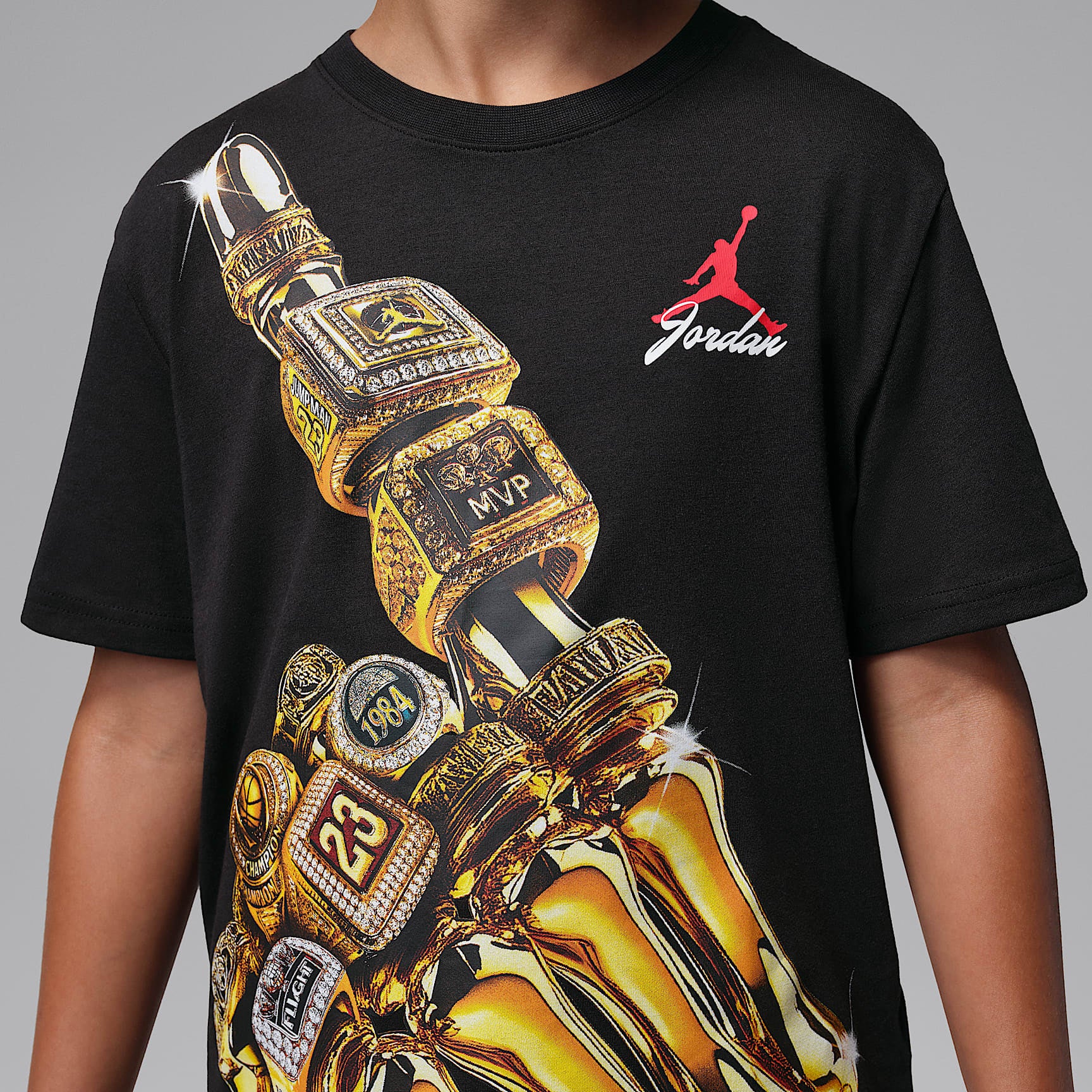 Tricou Jordan 23K Michael Jordan Skeleton Rings