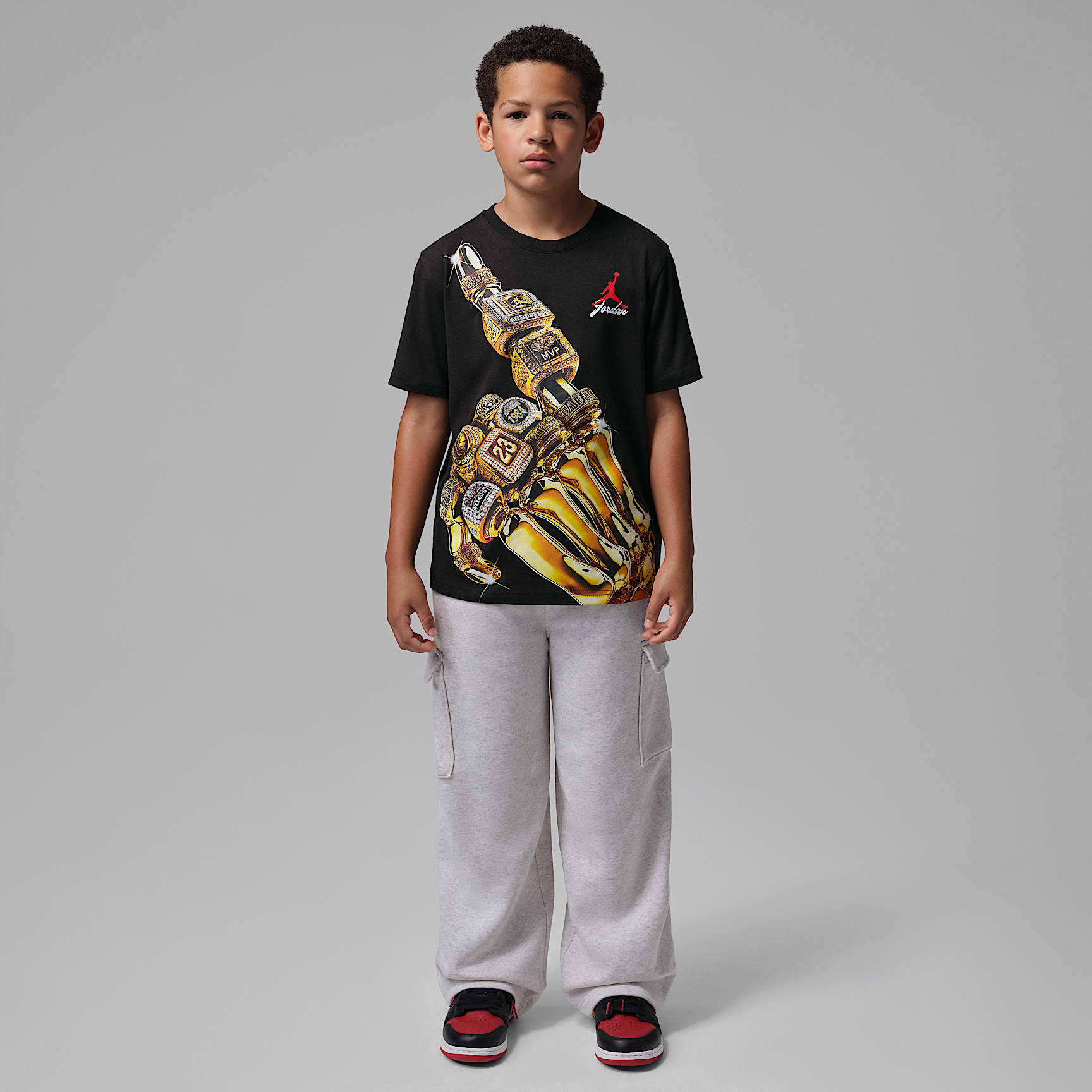 Tricou Jordan 23K Michael Jordan Skeleton Rings