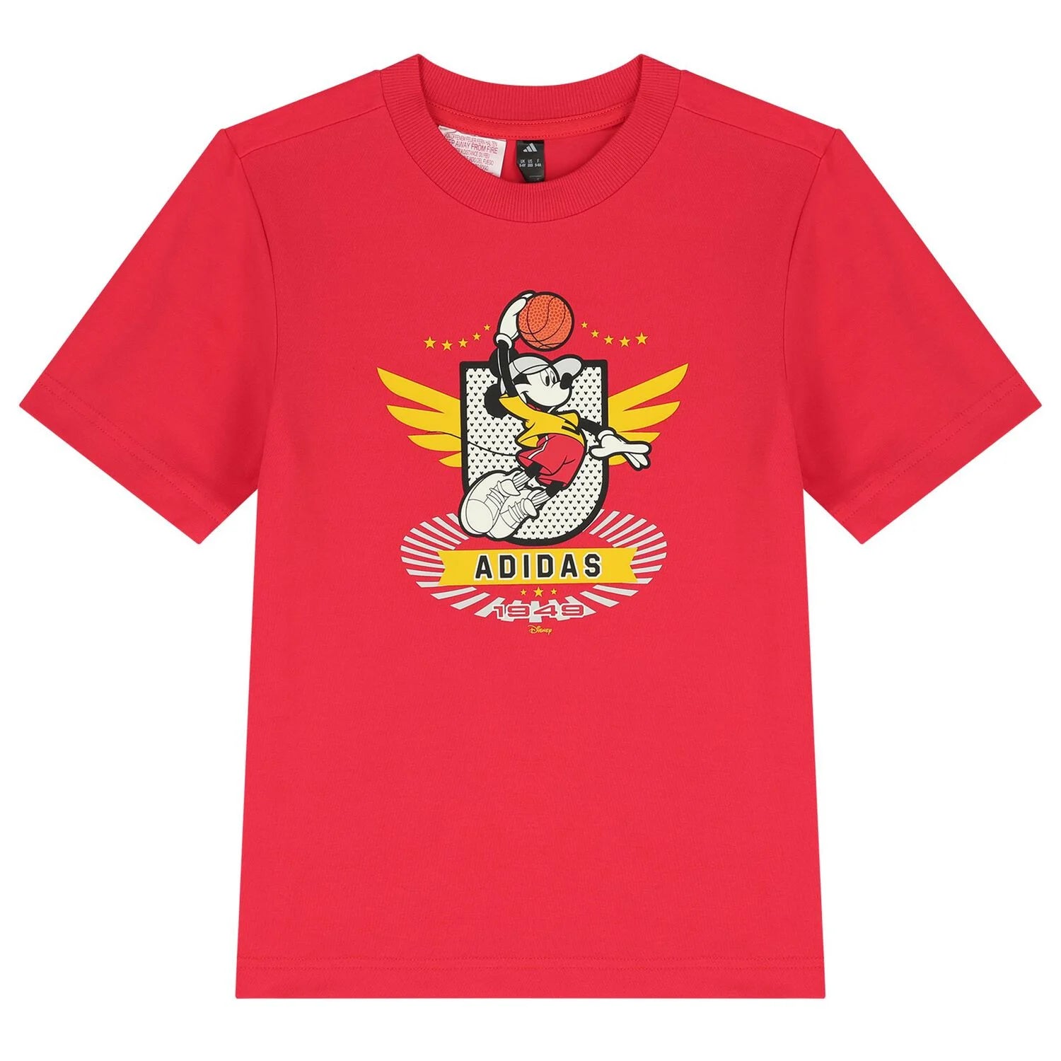 Set tricou si pantaloni scurti adidas Little Kids Disney Mickey Mouse 2 - 7 Ani