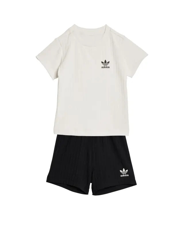 Set tricou si pantaloni scurti adidas 0 - 4 Ani