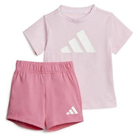 Set tricou si pantaloni scurti adidas Infant Bold 0 - 4 Ani