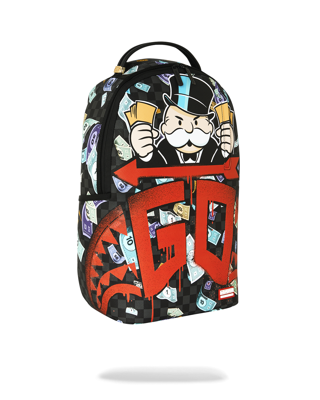 Rucsac Sprayground Monopoly Go Sharkmouth Stencil