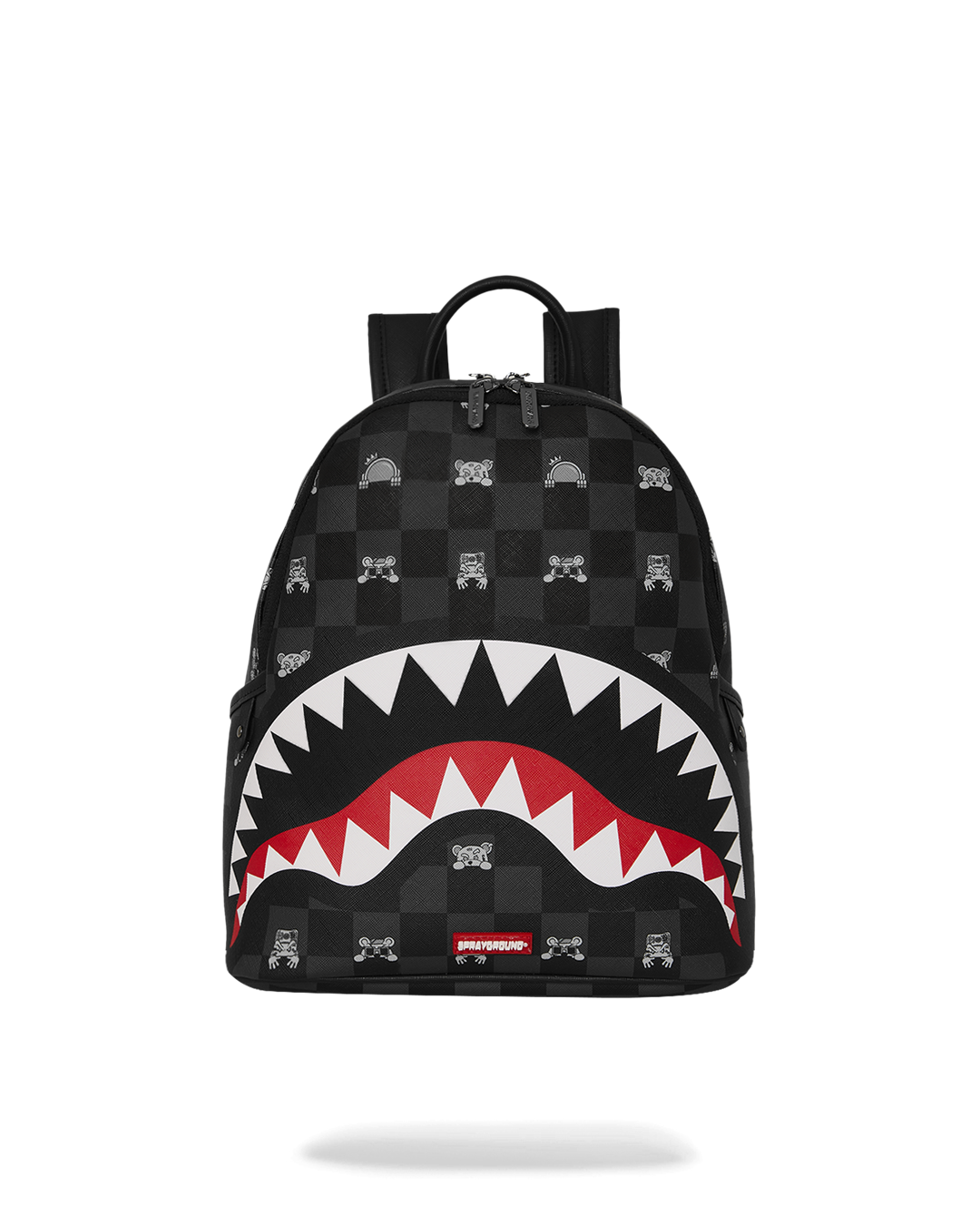 Rucsac Sprayground Gray Peeking Character Check Savage