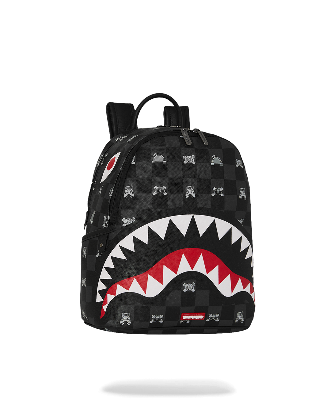Rucsac Sprayground Gray Peeking Character Check Savage