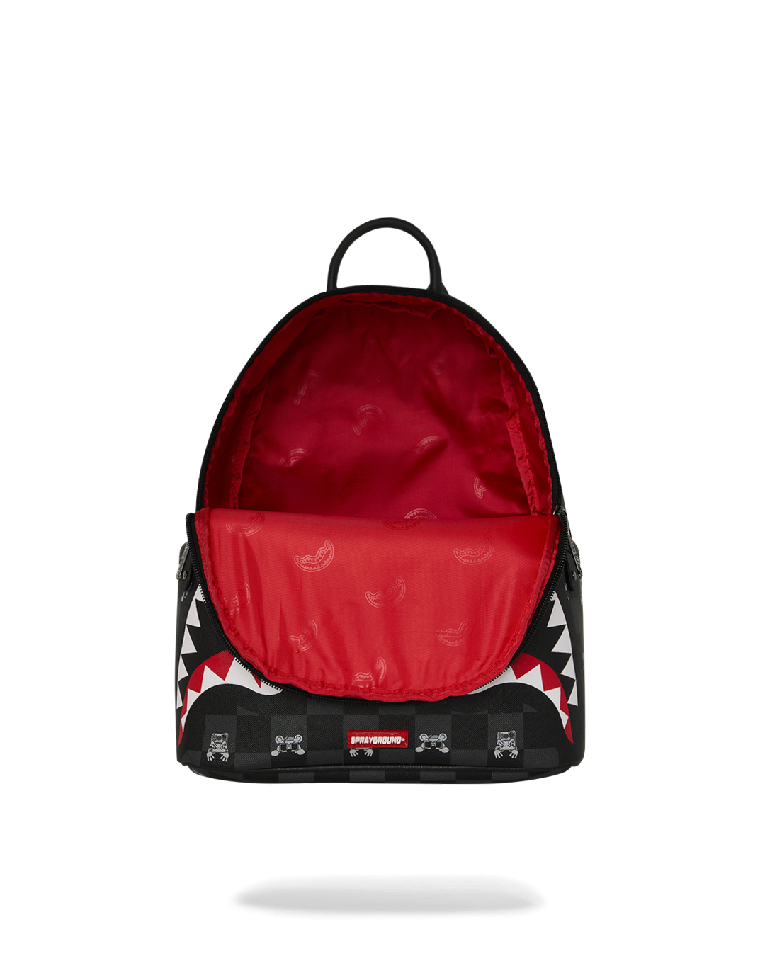 Image of Rucsac Sprayground Gray Peeking Character Check Savage