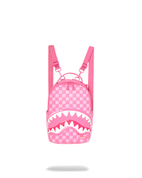Rucsac Sprayground Pink New Check Faces Mini