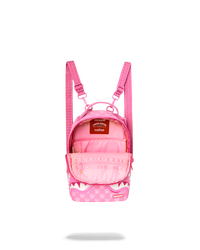Rucsac Sprayground Pink New Check Faces Mini