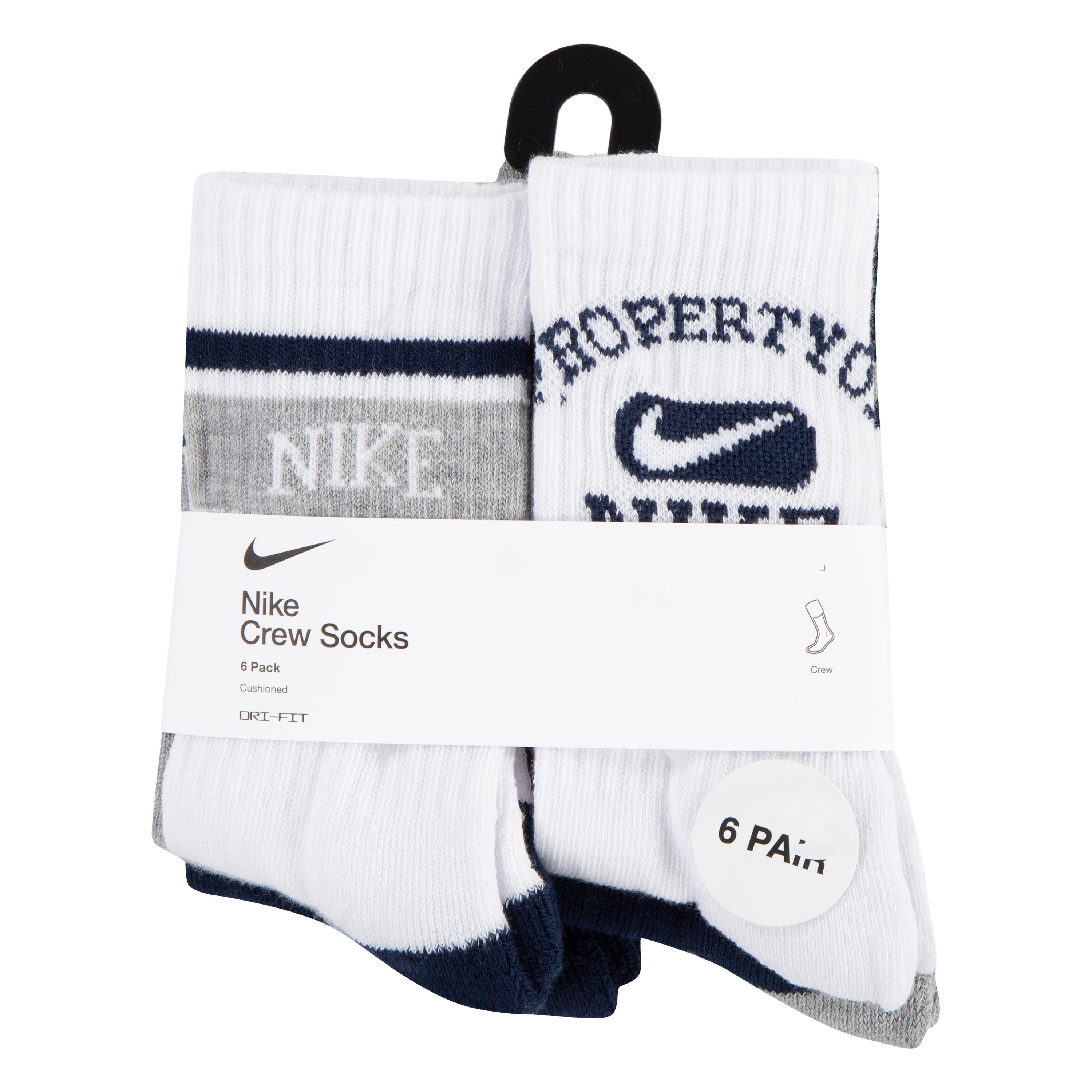 Image of Sosete-Nike-6Pk Varsity Crew Sock 4-7 ani