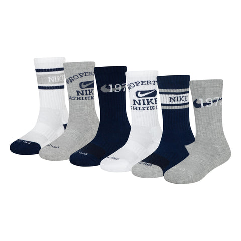 Sosete-Nike-6Pk Varsity Crew Sock 4-7 ani