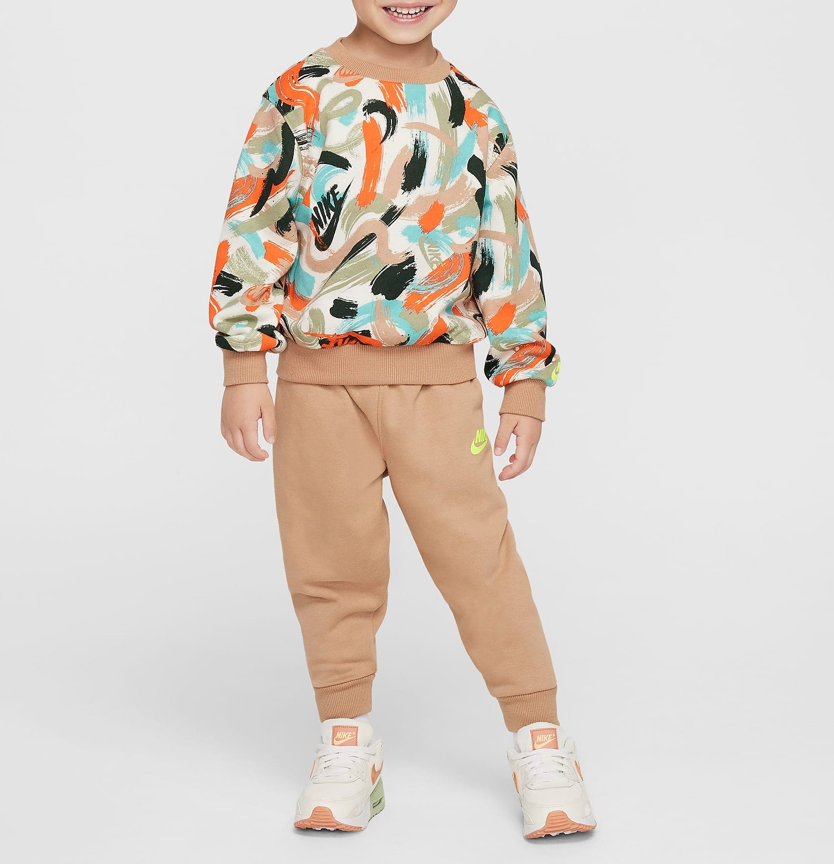 Trening-Nike-Nkb B Nsw Ey Aop Crew Set 2 - 4 Ani