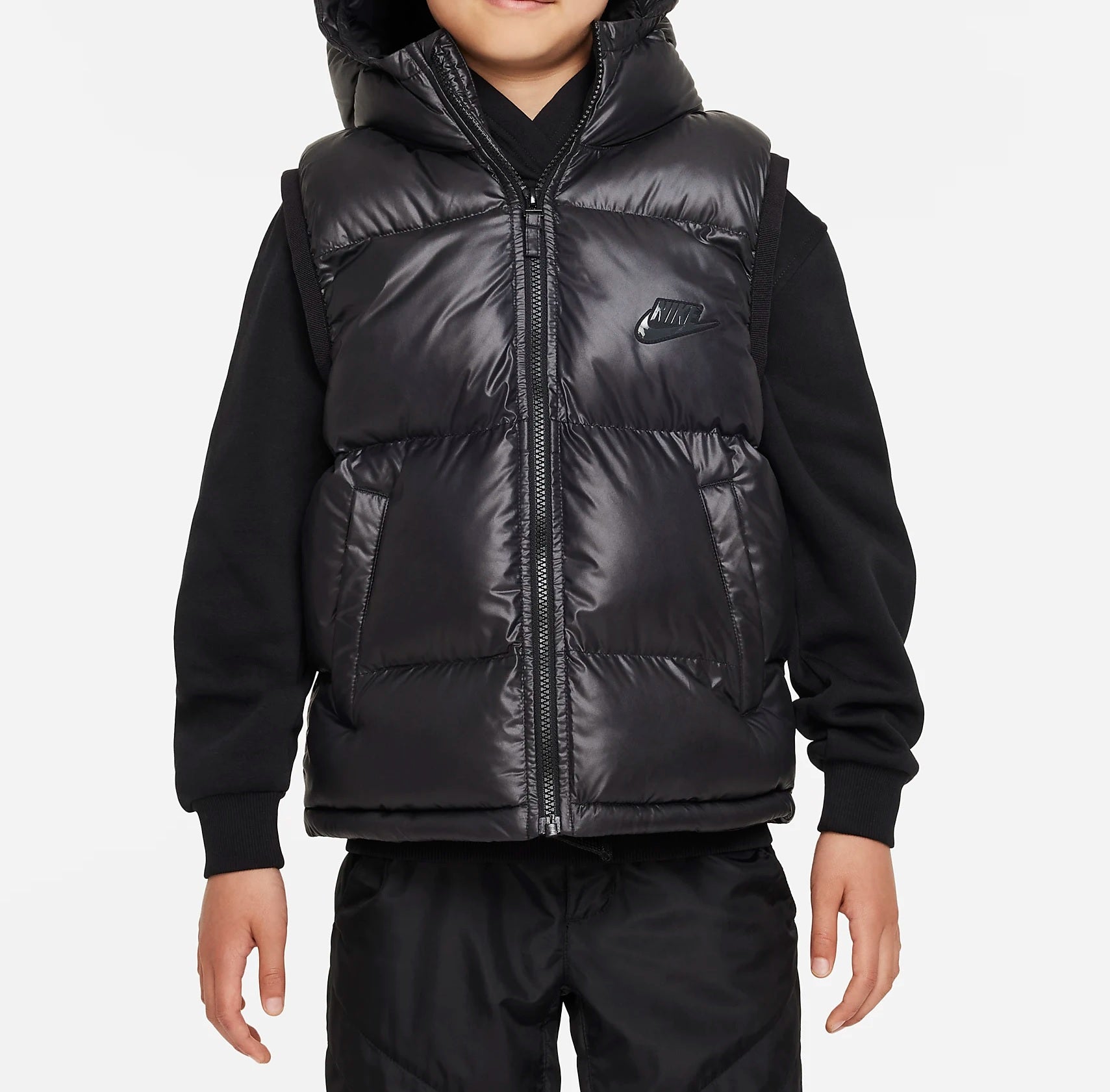 Vesta Nike Nsw cu fermoar si gluga 6-15 ani