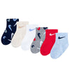 Sosete Nike Swooshfetti 6Pk Ankle Sock 6 Luni - 4 Ani