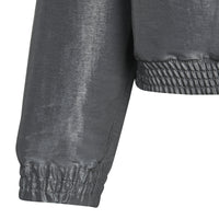 jacheta copii Adidas material metalizat