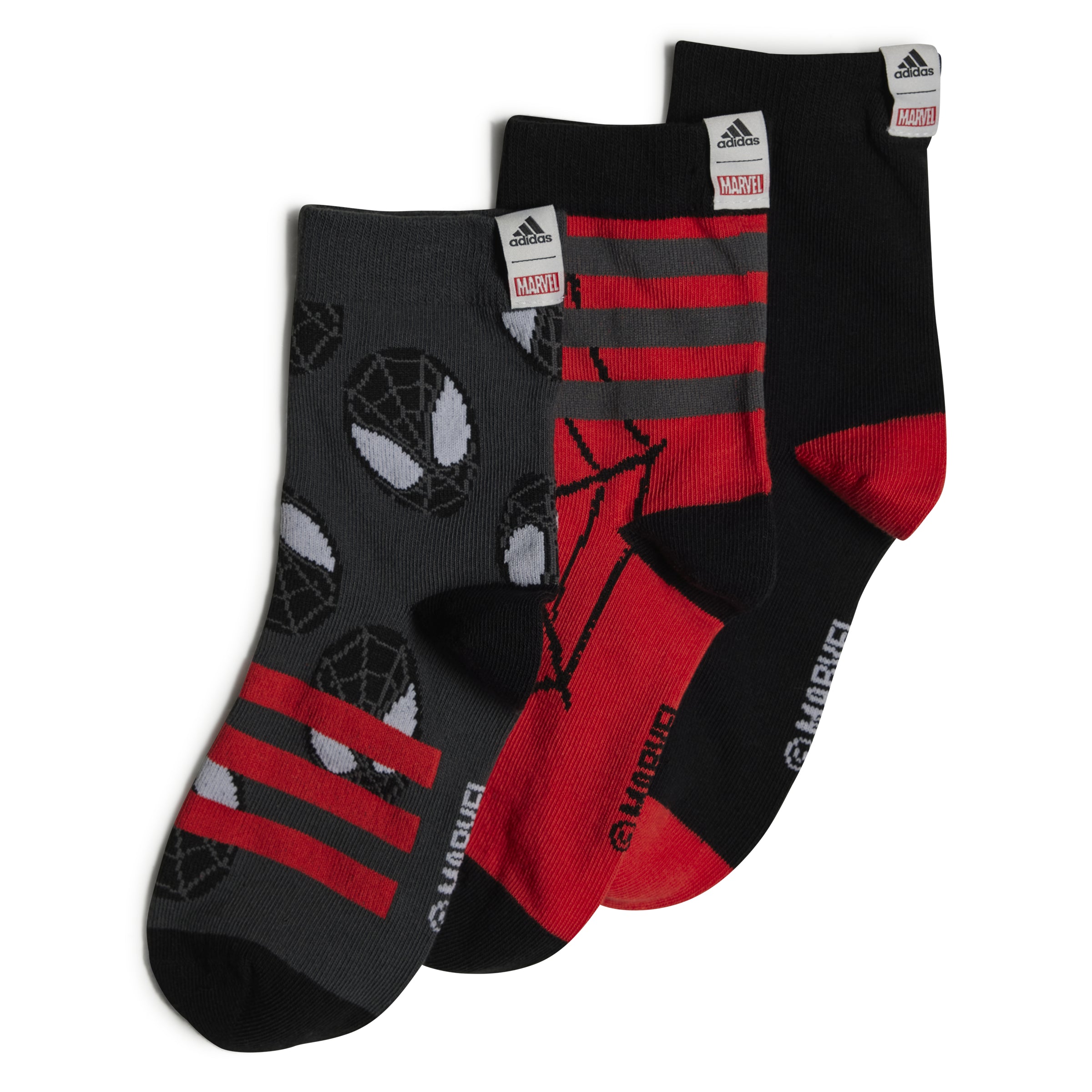 Image of Sosete adidas Spider-Man set 3 buc EU 22-EU 33