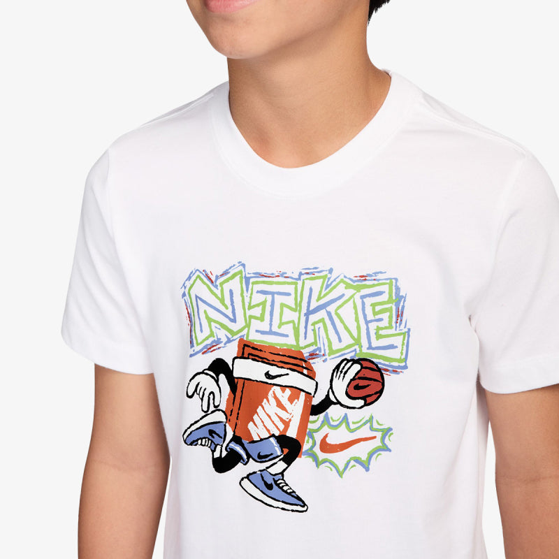 Tricou NIKE Nsw Tee Boxy Hoops 6 Ani - 13 Ani