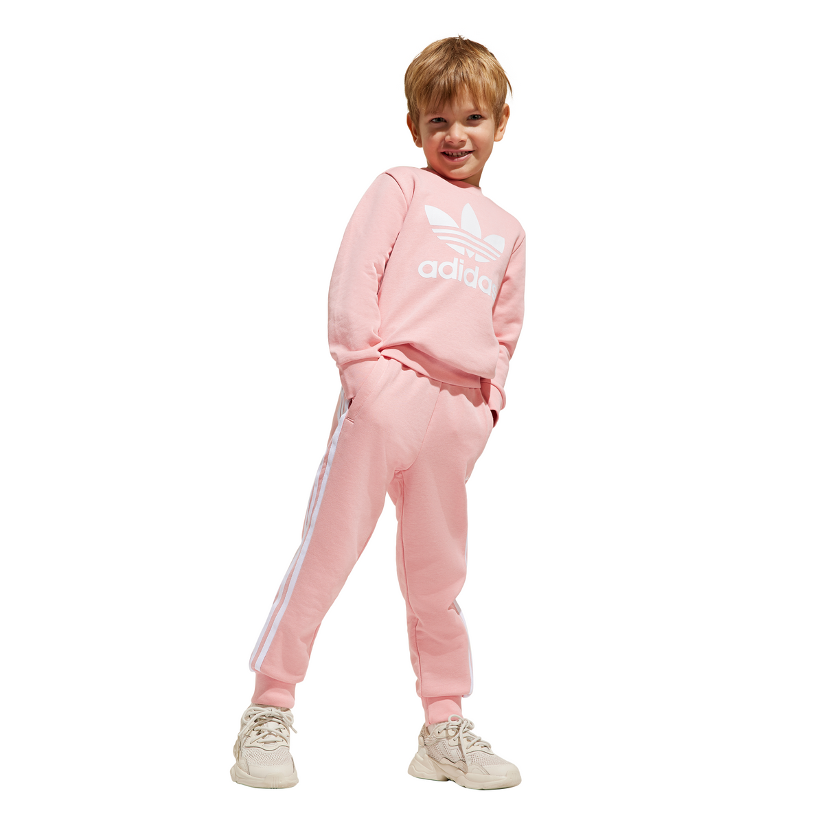 Trening-adidas Originals-Trefoil Crew S 4 - 8 Ani