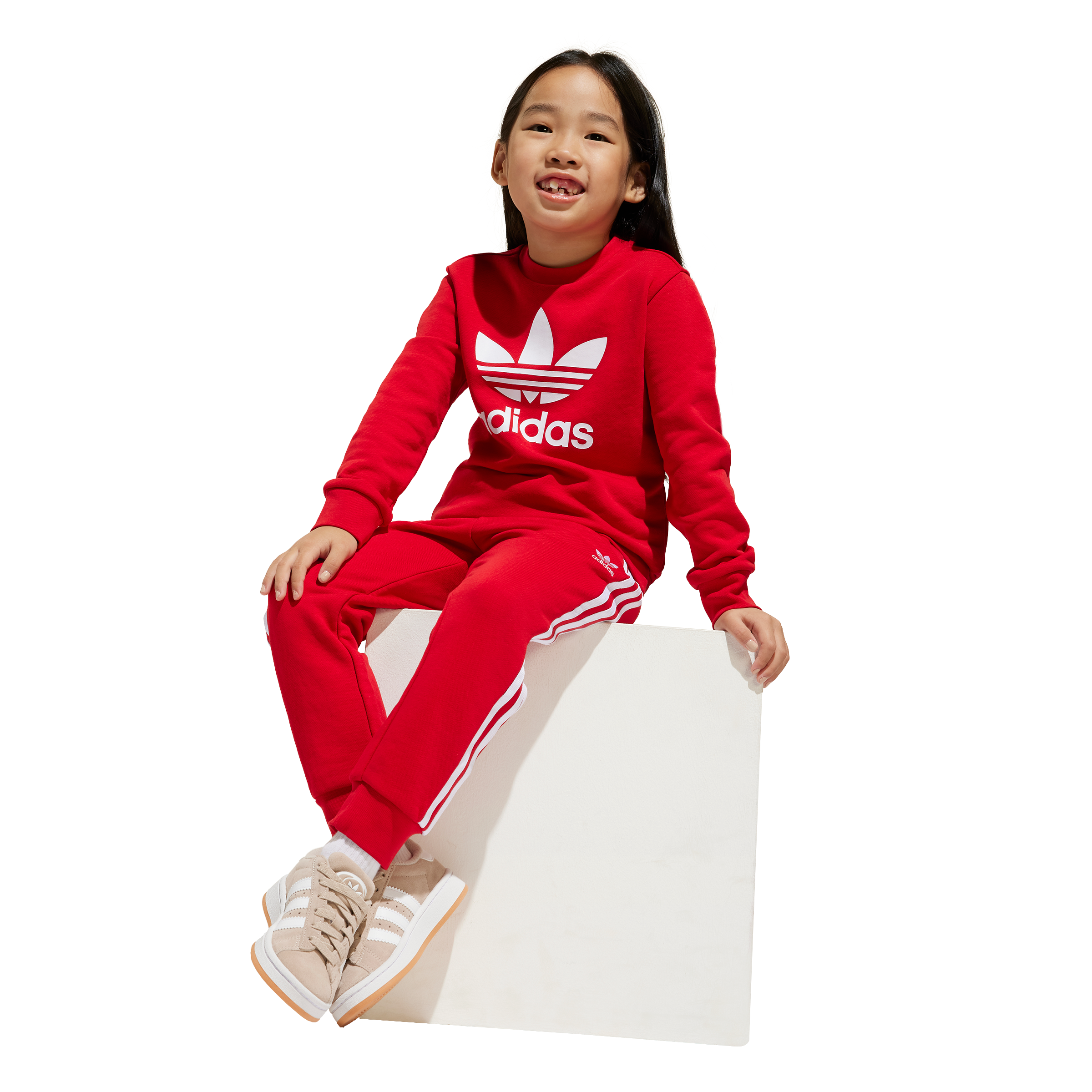 Trening-adidas Originals-Trefoil Crew S 4 - 8 Ani