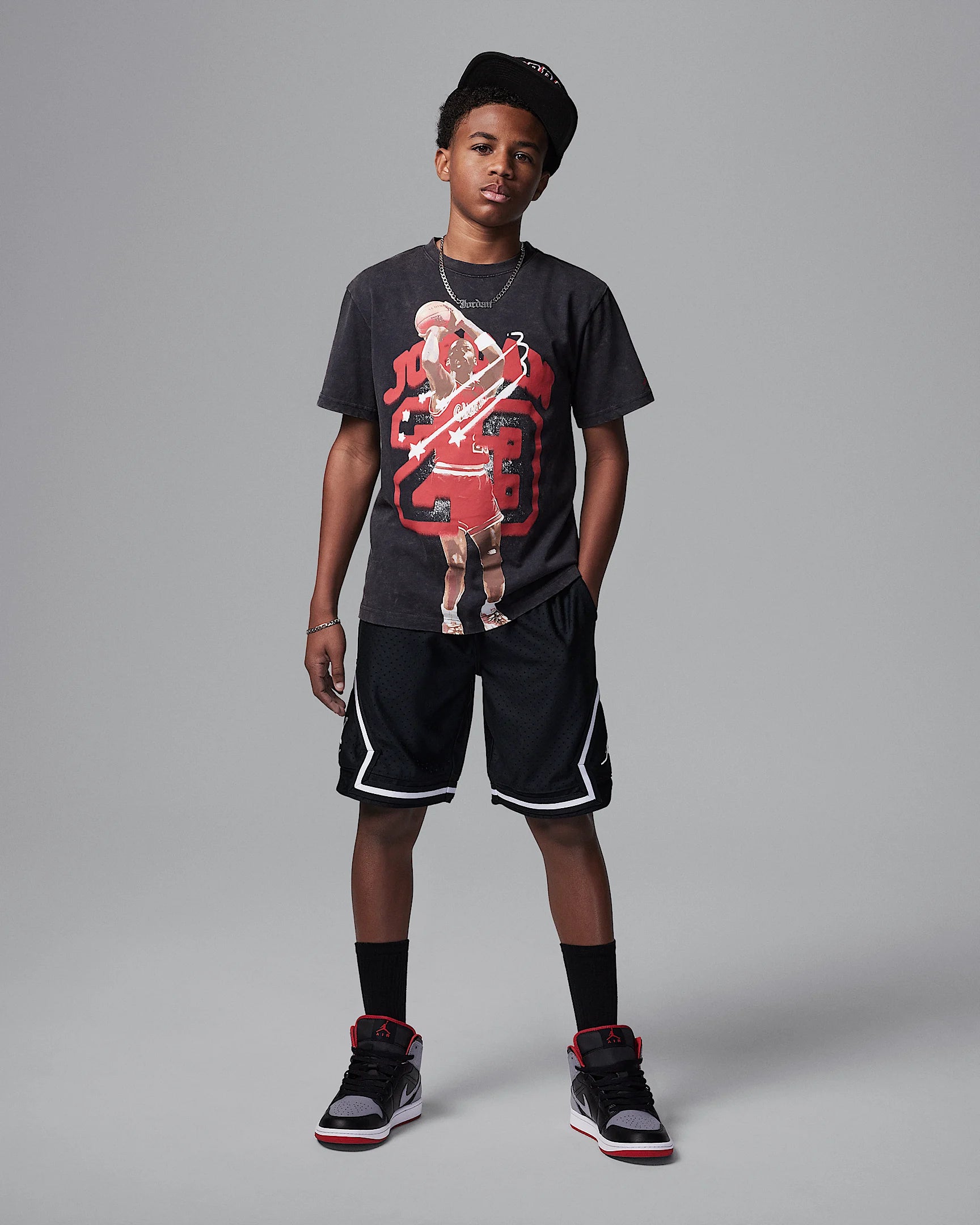 Tricou-Nike-Jordan 40Th Anniversary Ss 8 - 15 Ani