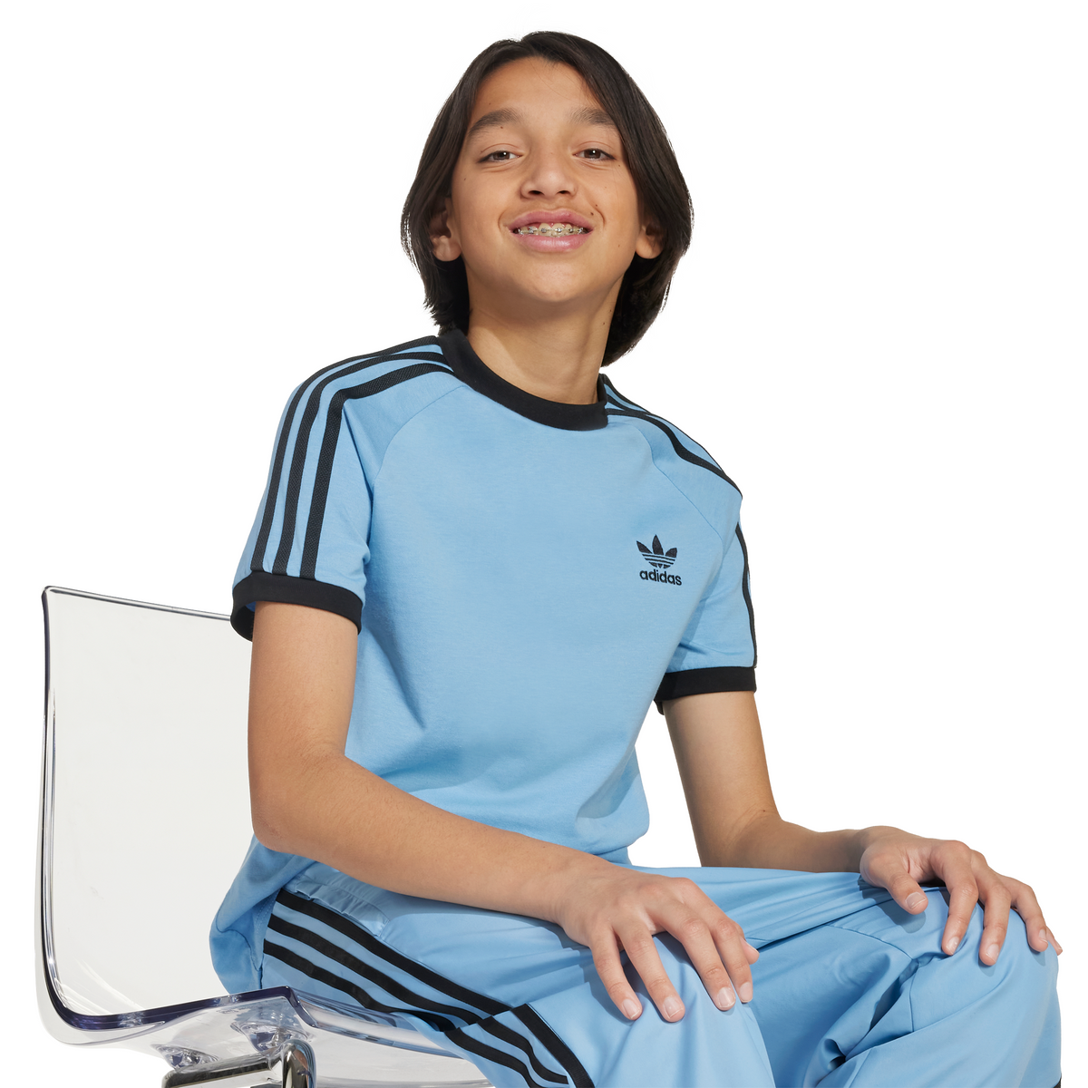Tricou adidas Adicolor 3-Stripes 10 - 14 Ani