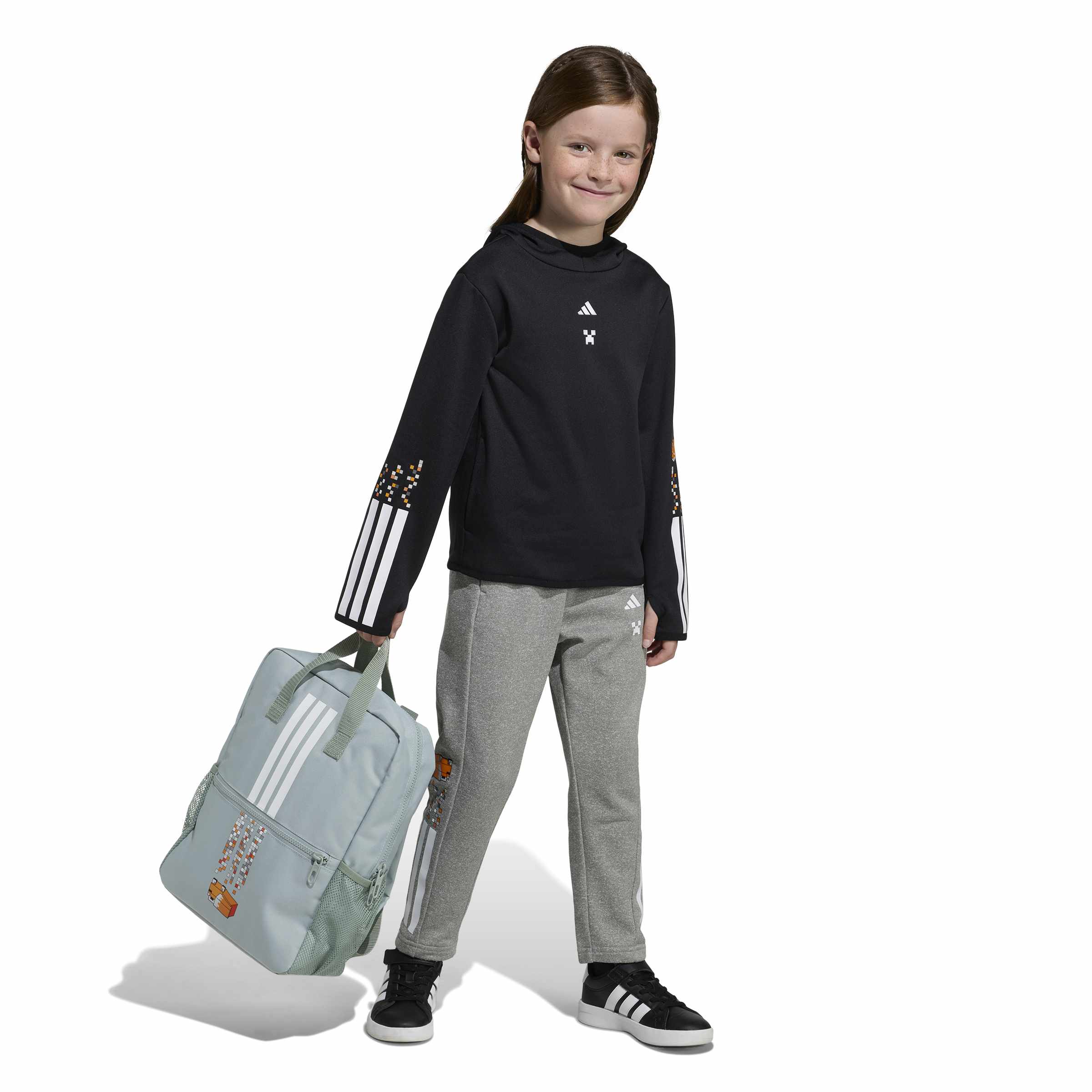 Hanorac Adidas Minecraft Training 3 Stripes Hoodie