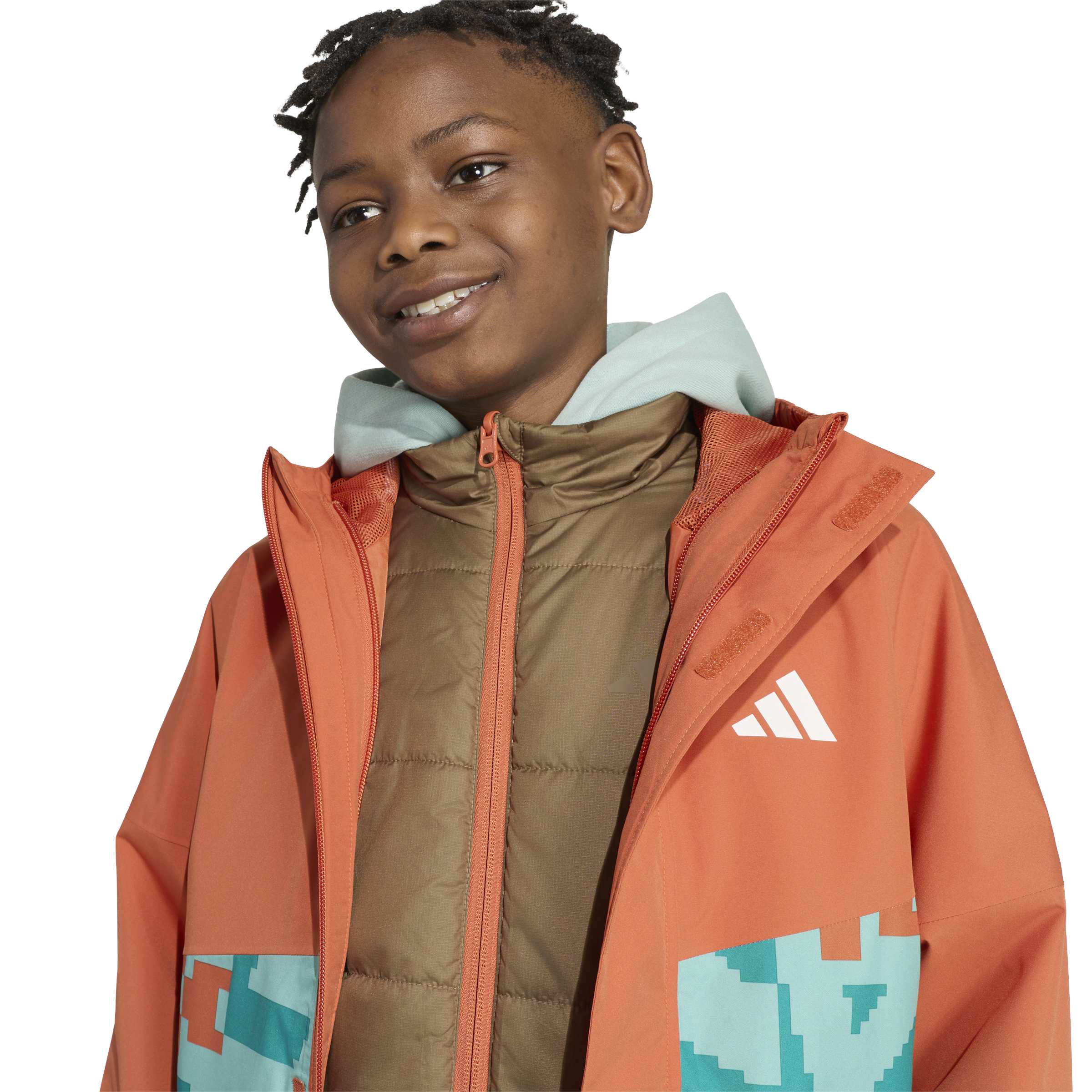 Geacă adidas Junior Mountain Club 3-in-1 Insulated