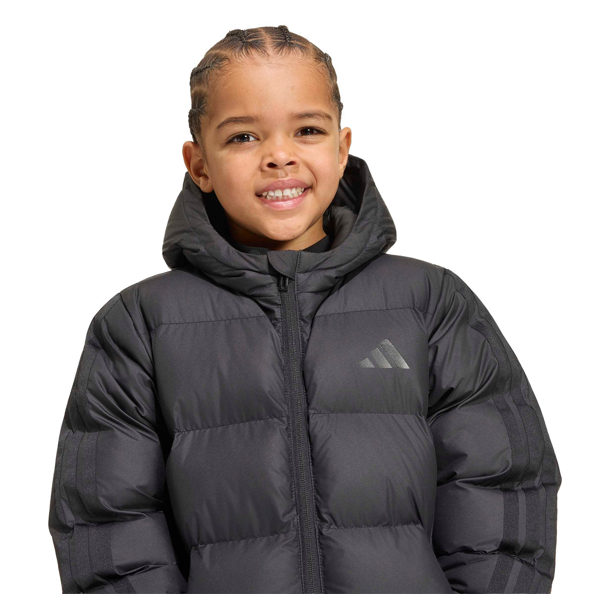 Geacă adidas Little Kids Side 3-Stripes