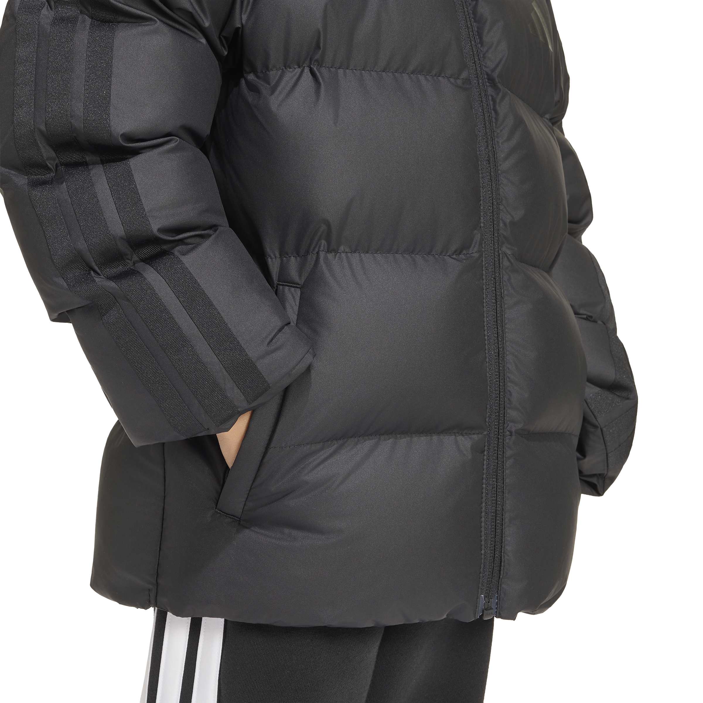 Image of Geacă adidas Little Kids Side 3-Stripes