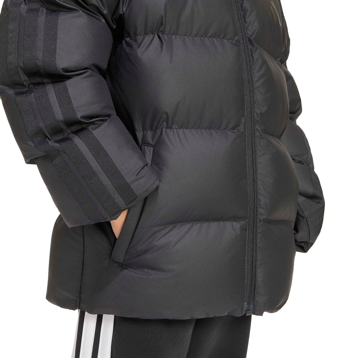 Geacă adidas Little Kids Side 3-Stripes