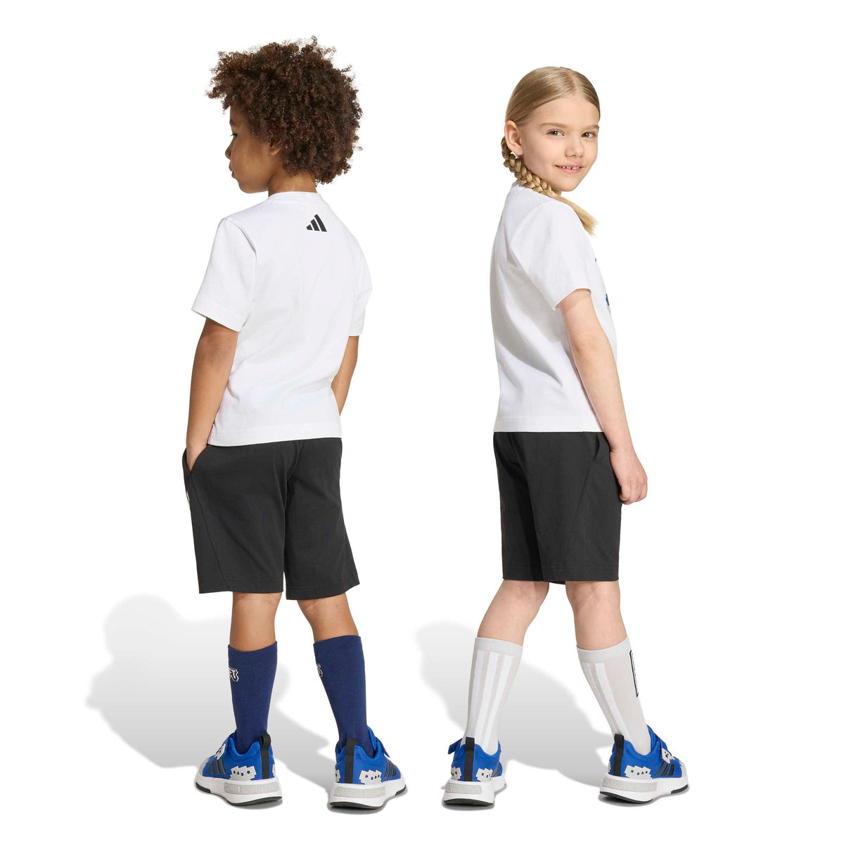 Set tricou și pantaloni scurți adidas Little Kids Minecraft T