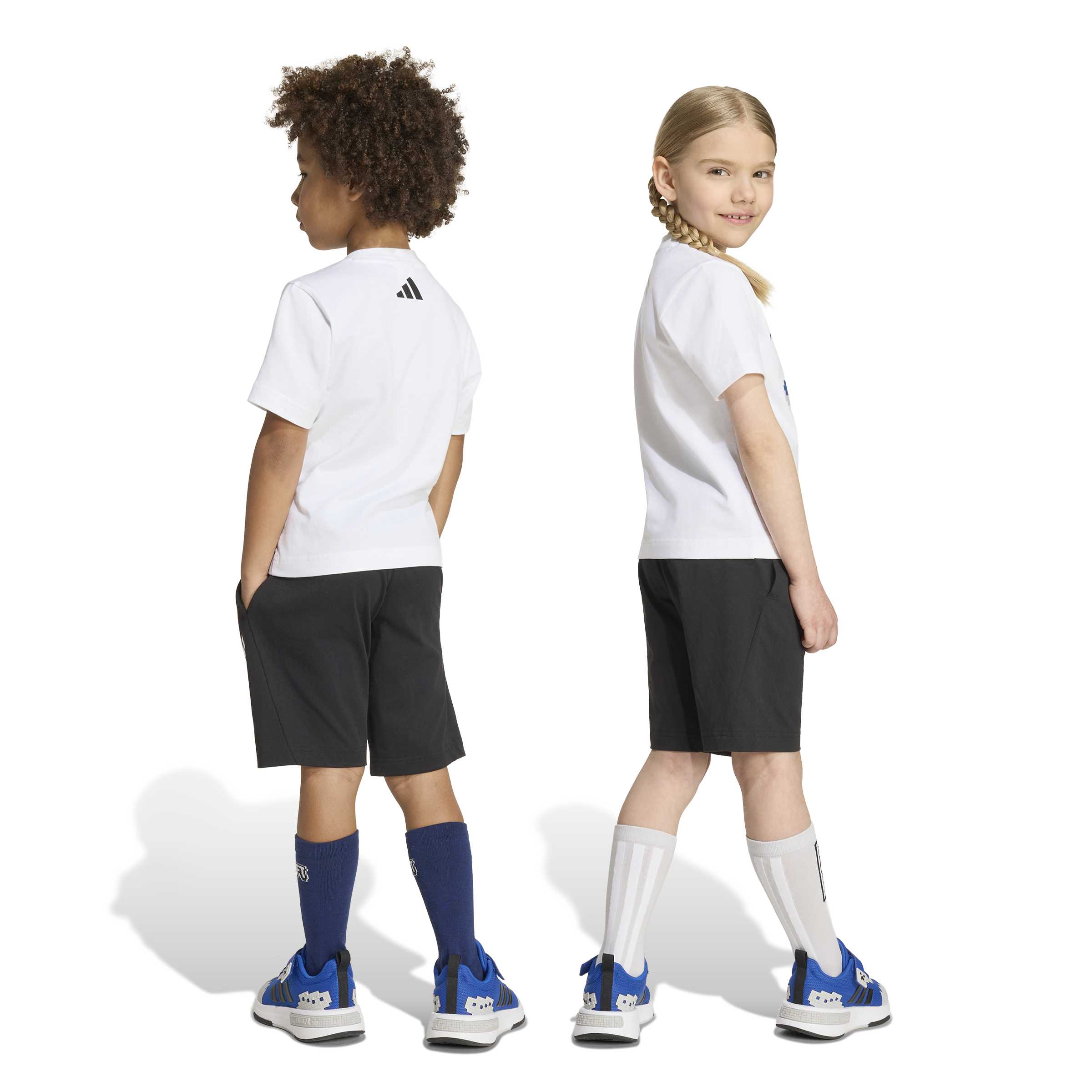 Set tricou și pantaloni scurți adidas Little Kids Minecraft T