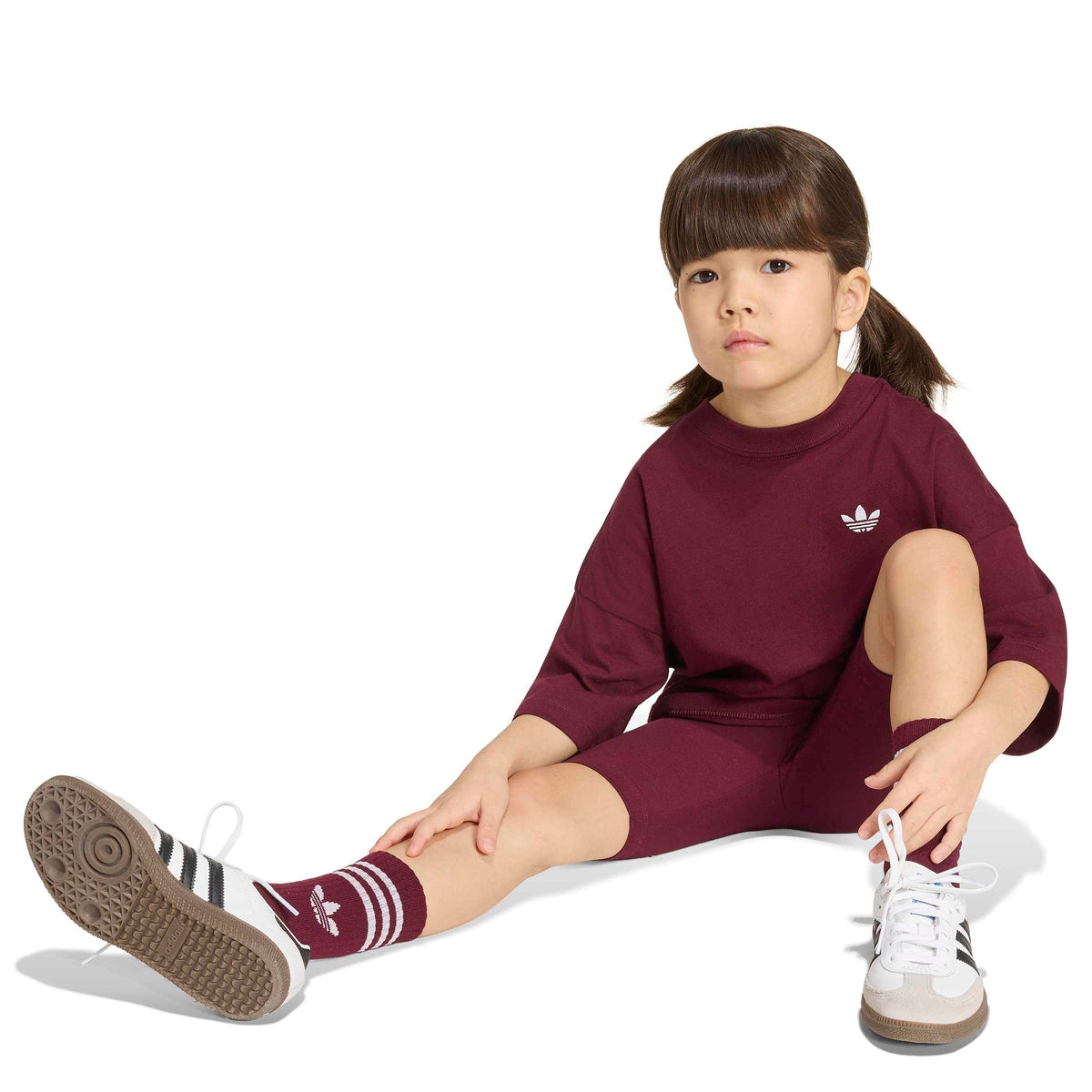 Set tricou și pantaloni scurți adidas Originals Cropped Tee