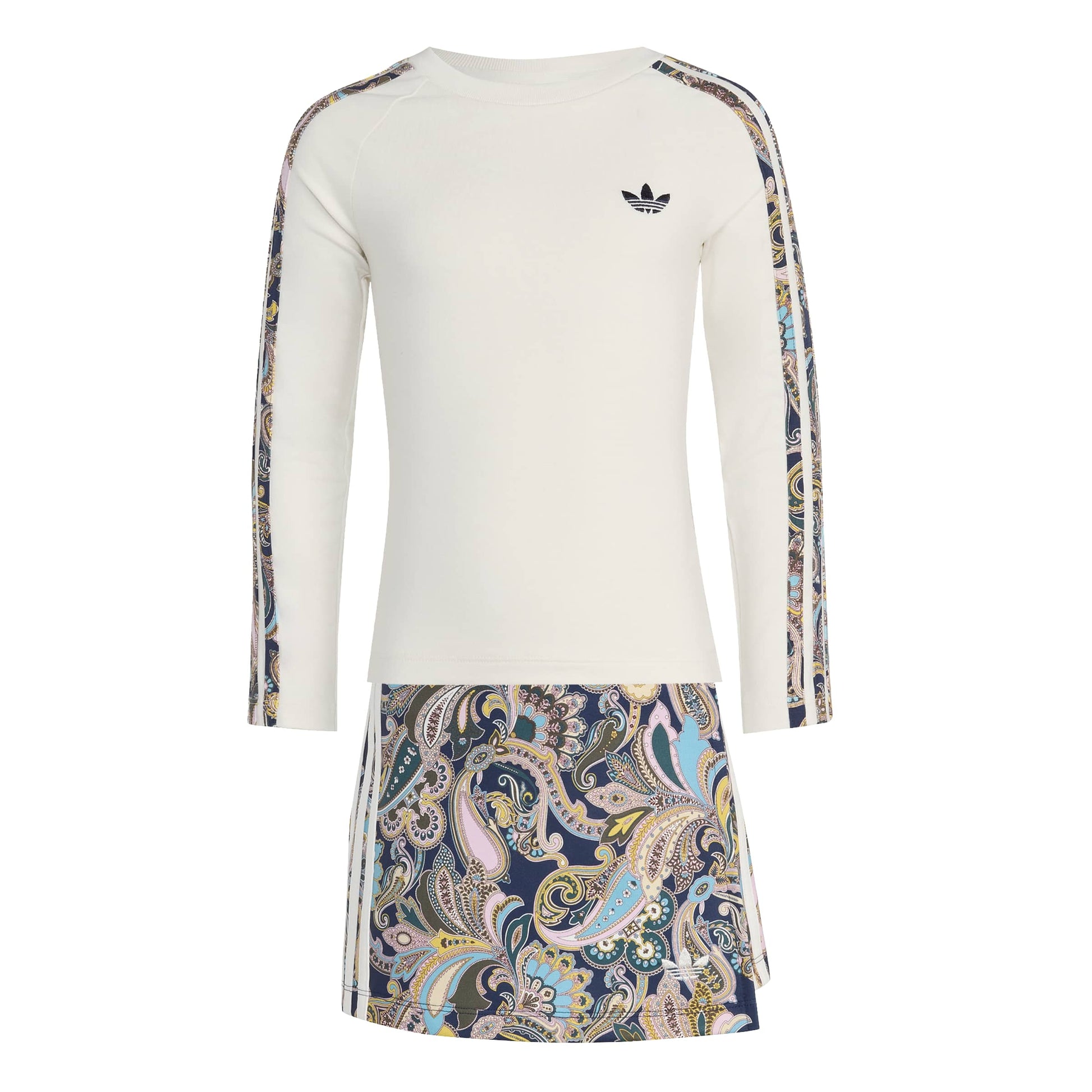 Set bluza si fusta adidas Originals 3-Stripes