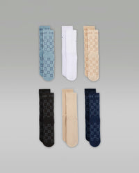 Sosete Jordan Monogram Essential 6Pk Crew EU 27 - EU 40