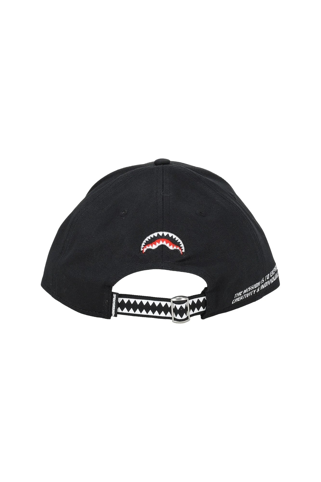 Sapca Sprayground Denim Silver Drip Cap Black OS