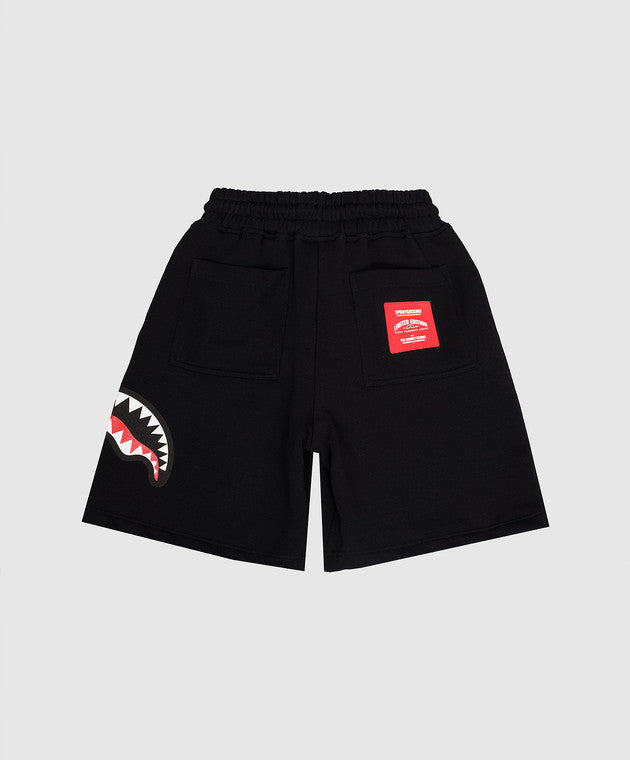 Image of Pantaloni Scurti Shark Basic Shorts Blk 8 - 16 Ani