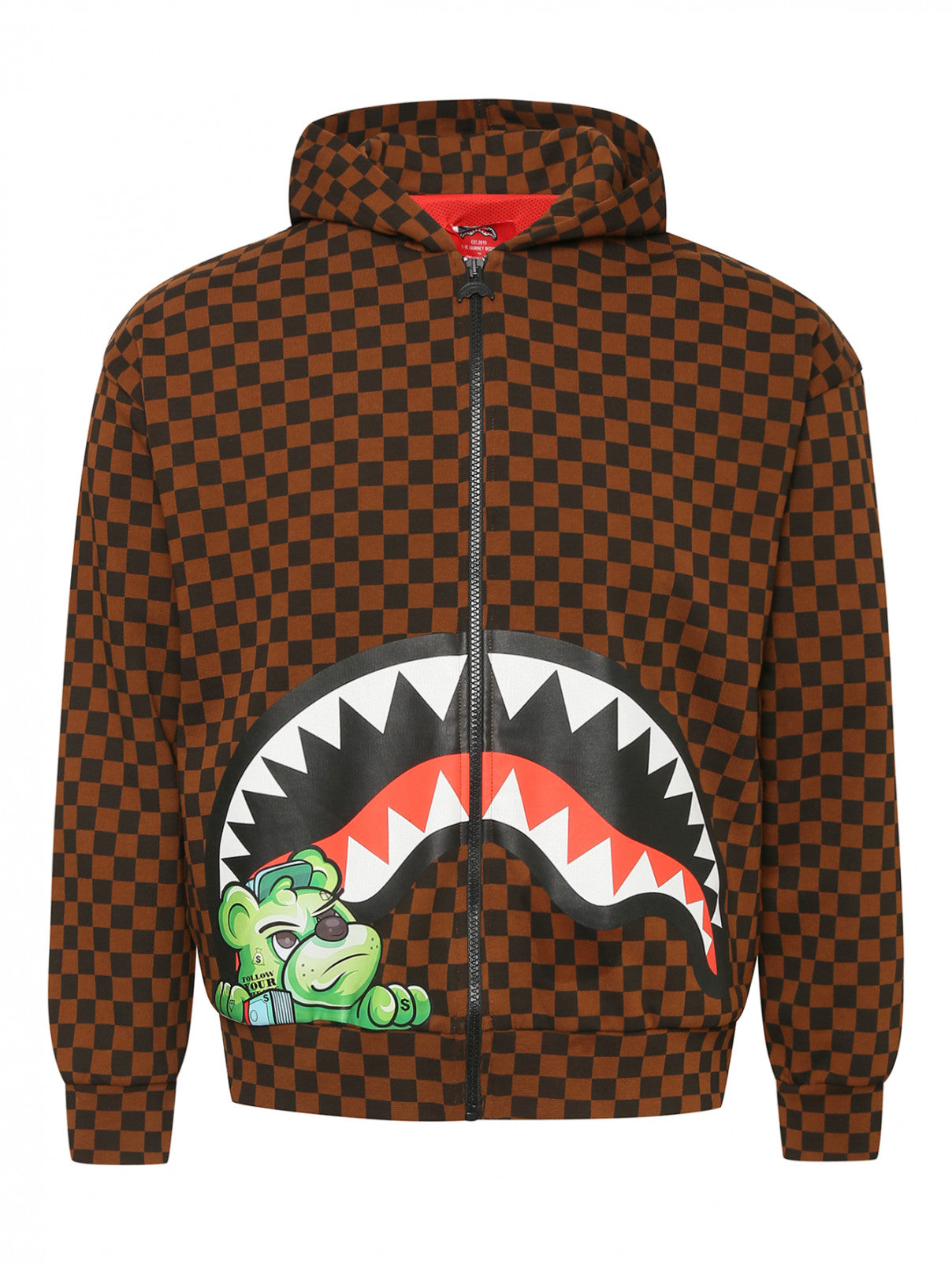 Hanorac Catch Bear Check Over Fullzip Hoodie 8 - 16 Ani