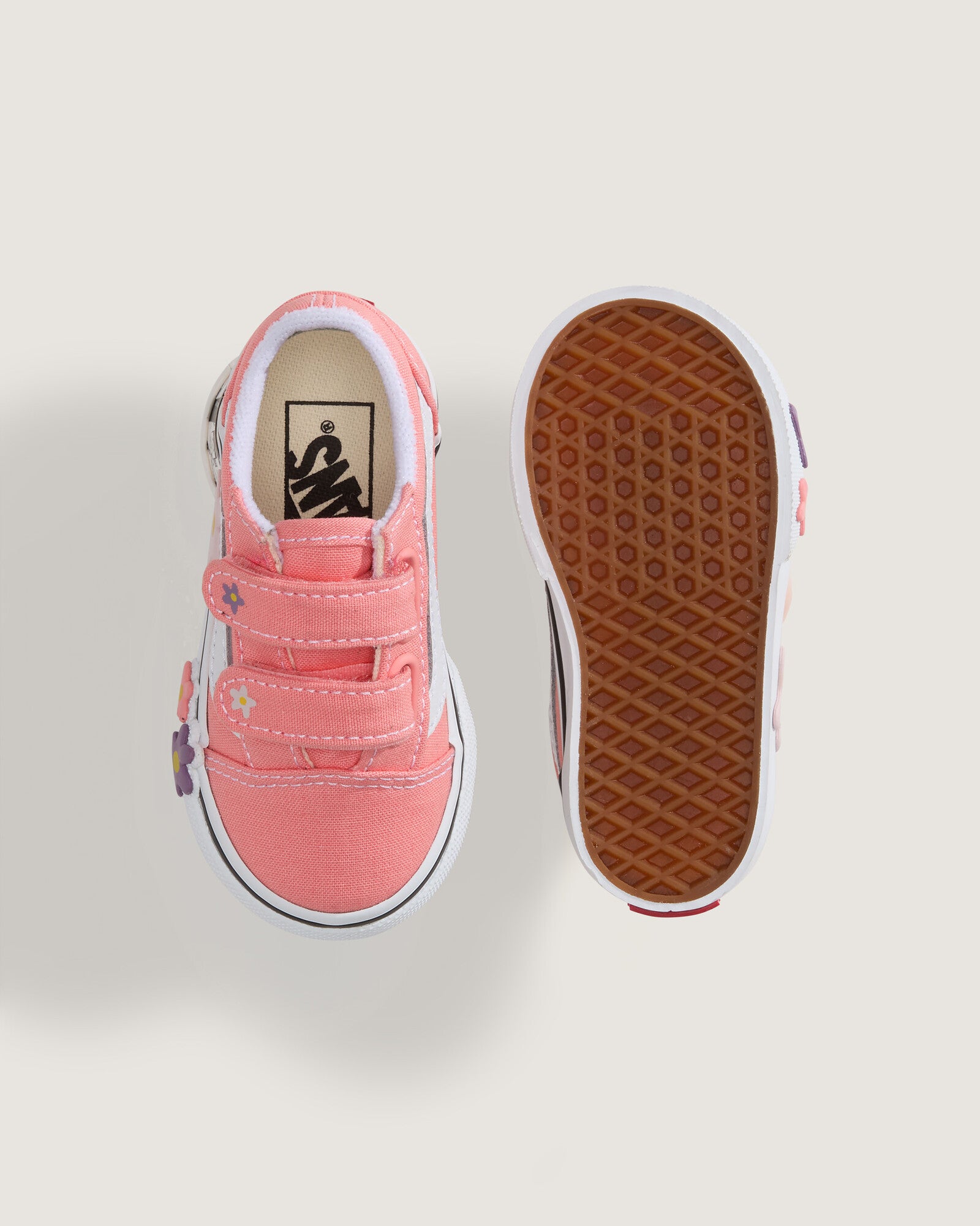 Pantofi sport Vans Old Skool V Flower Sunset Blush