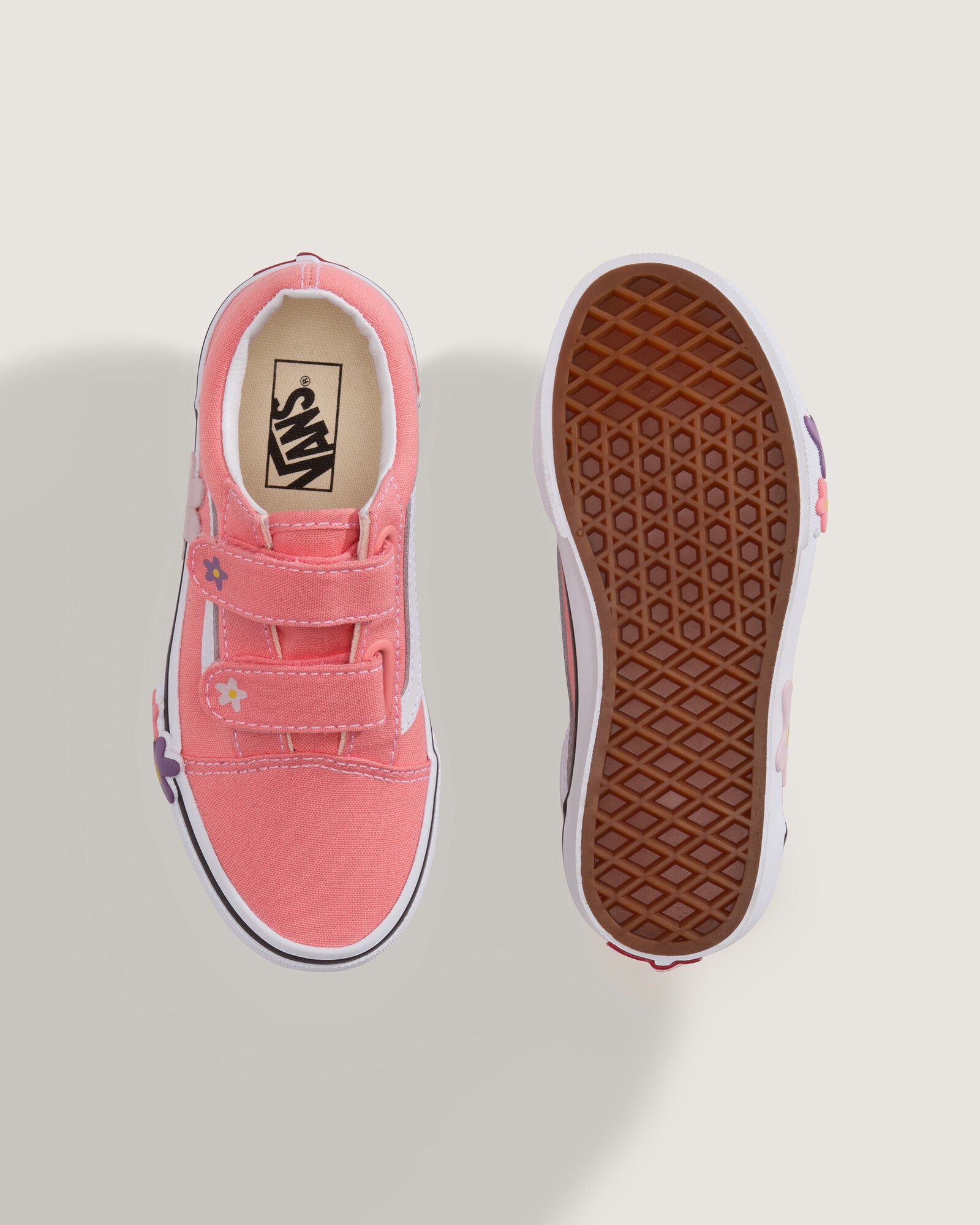 Pantofi sport Vans Old Skool V Flower Sunset Blush