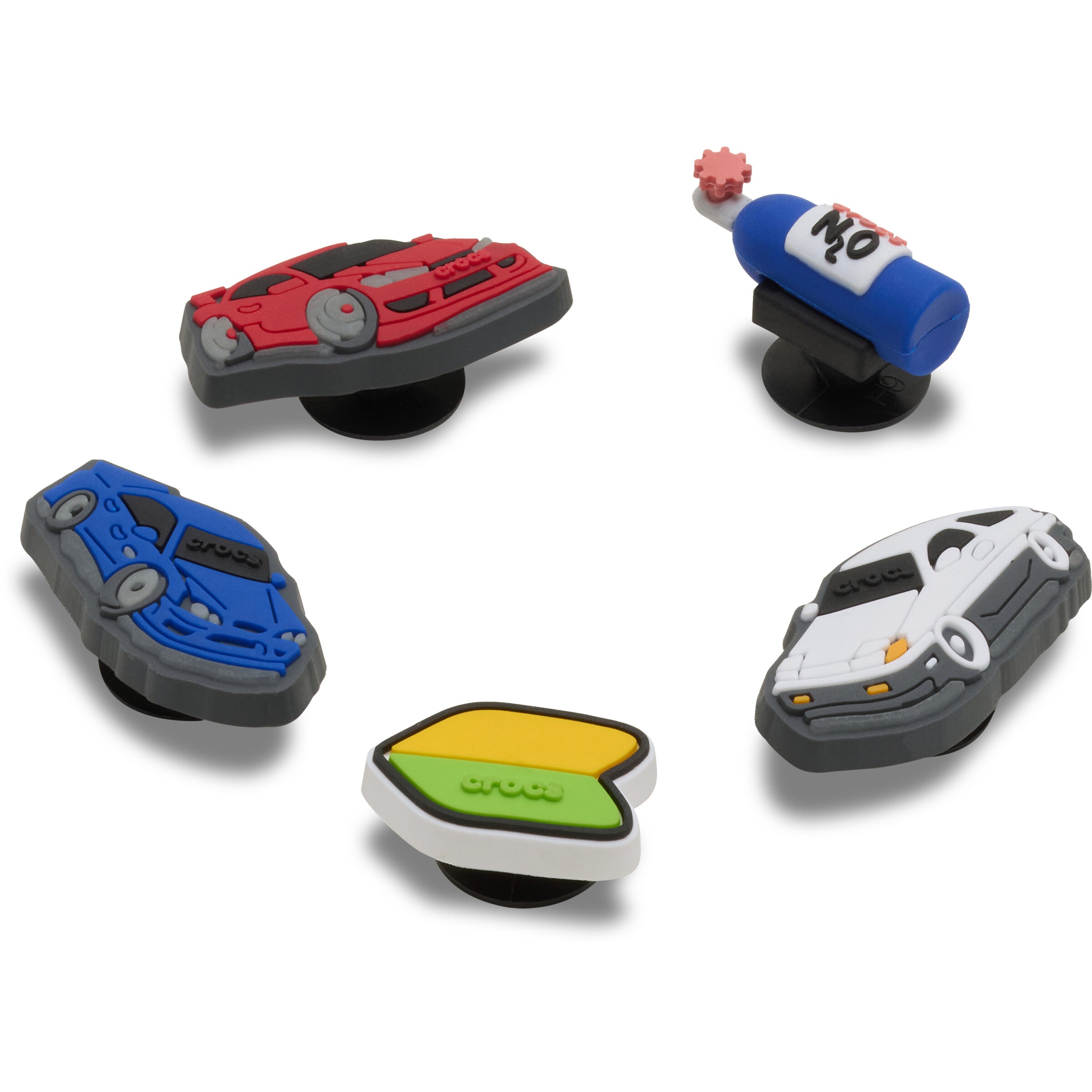 Image of Jibbitz Crocs Glow Street Race 5-Pack