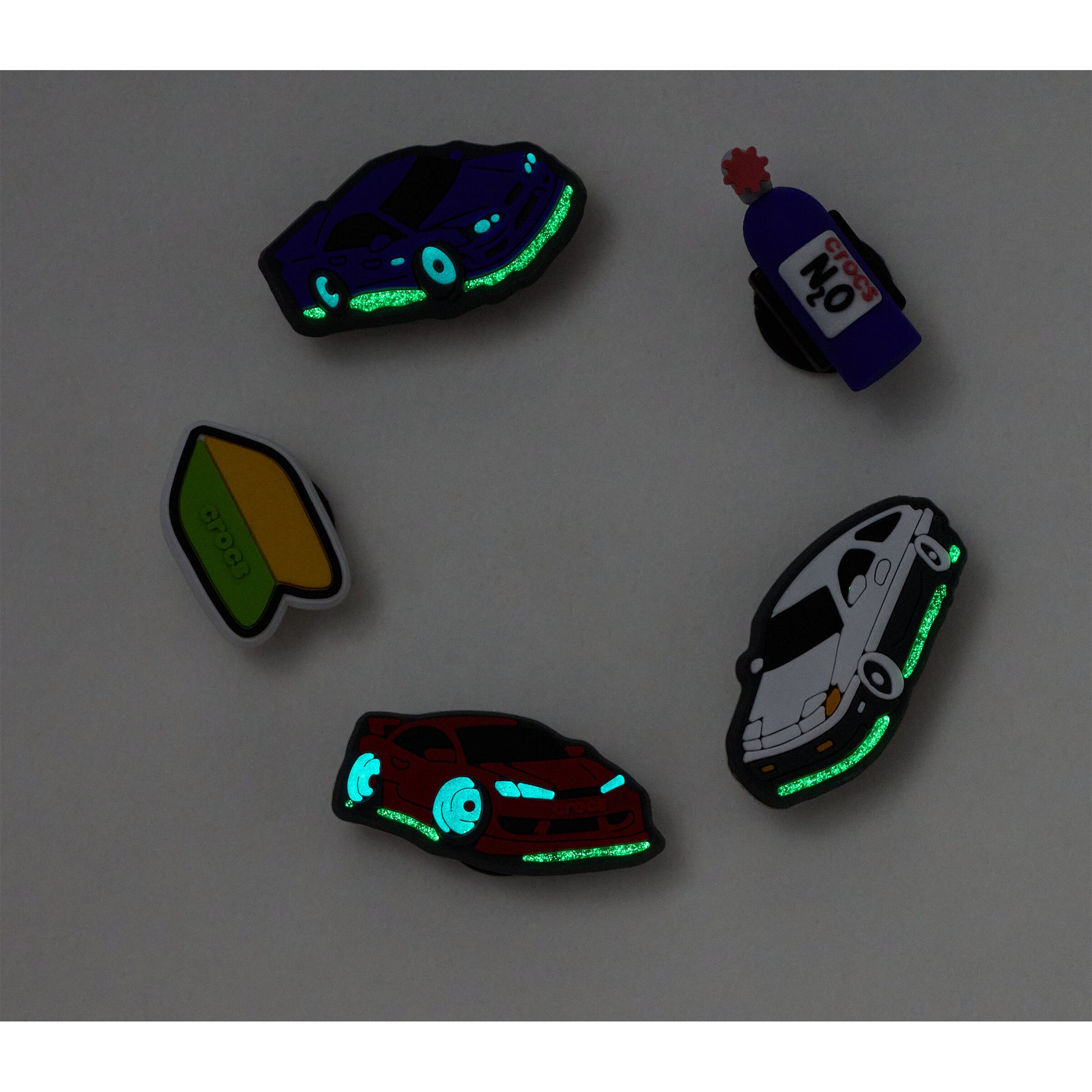 Jibbitz Crocs Glow Street Race 5-Pack