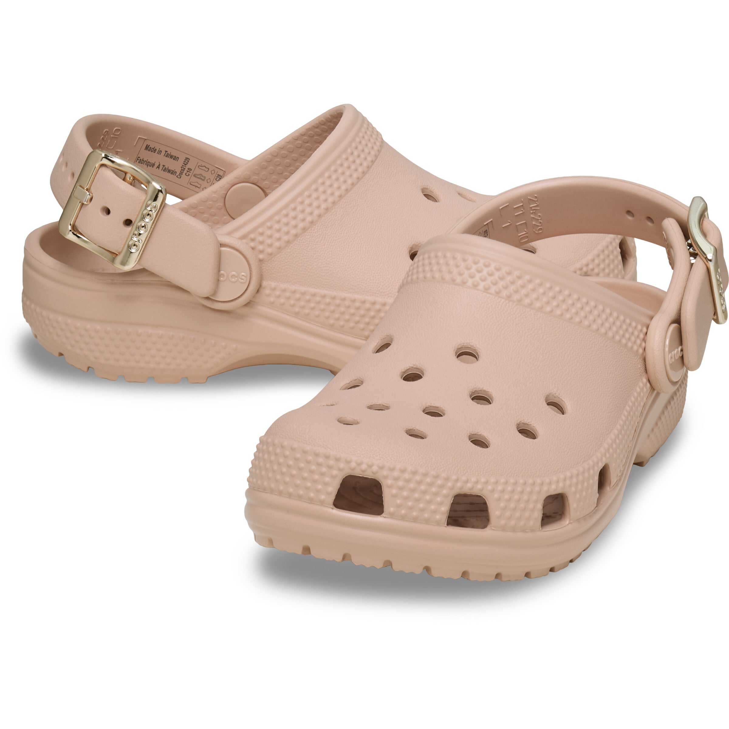Saboți Crocs Classic Metallic Buckle Toddler